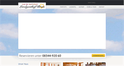 Desktop Screenshot of landgasthof-brem.de