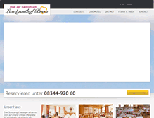 Tablet Screenshot of landgasthof-brem.de